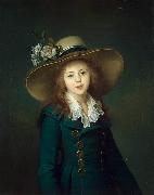 elisabeth vigee-lebrun Portrait of Elisaveta Alexandrovna Demidov nee Stroganov (1779-1818), here as Baronesse Stroganova oil painting reproduction